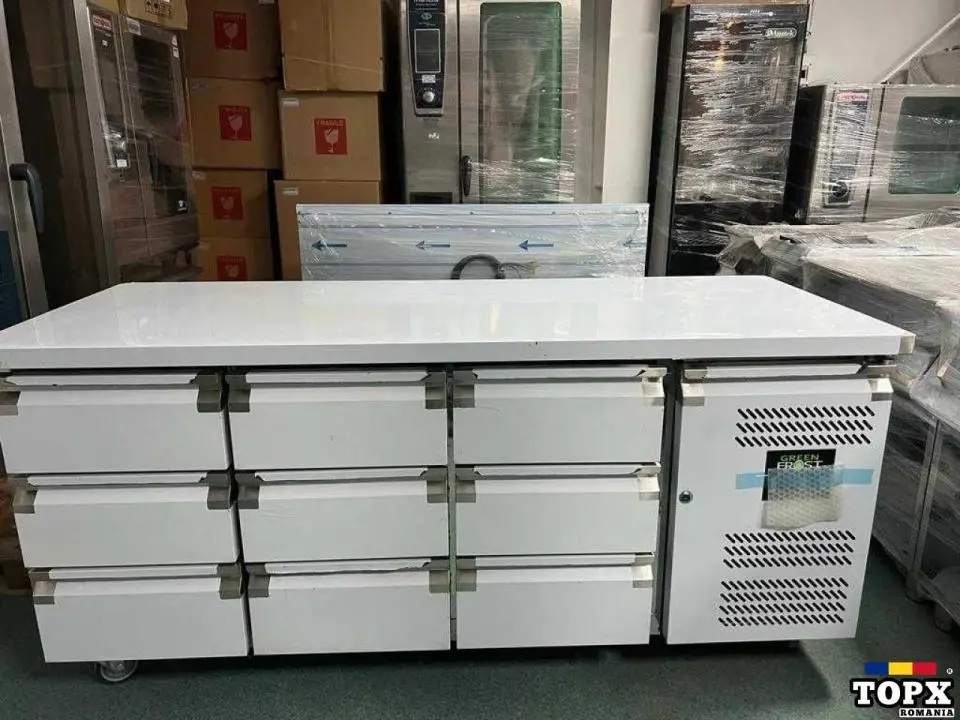 Green Frost GN4190TN - Masa rece 9 sertare  Masa refrigerare 9 sertare