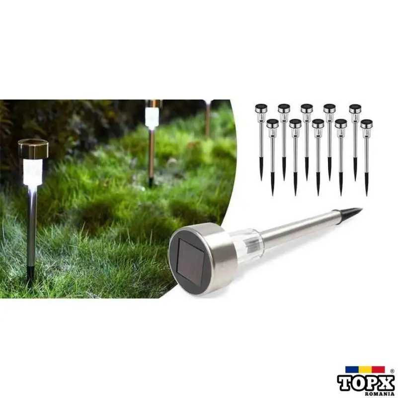 Set 10 lampi solare pentru gradina