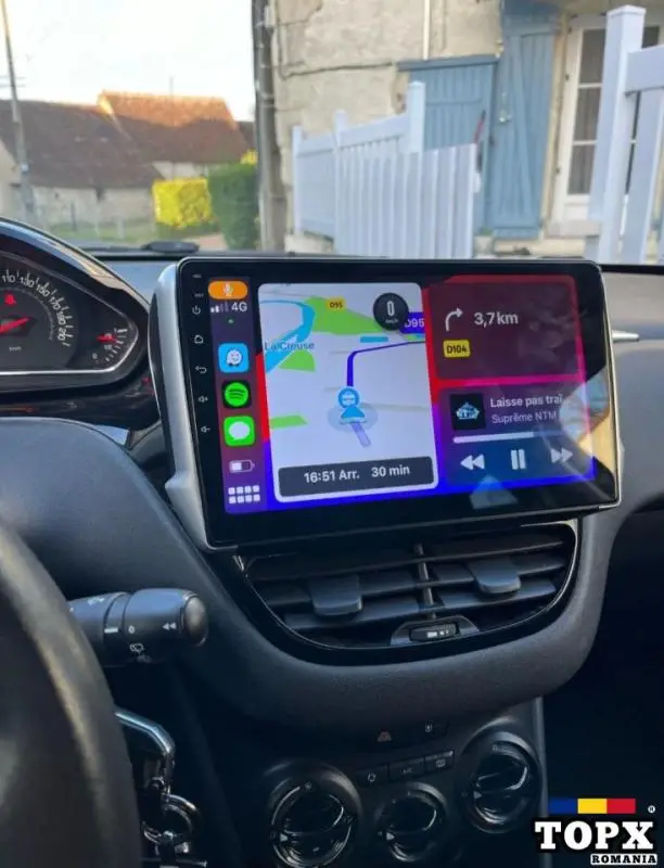 Navigatie Android Peugeot 208 2008 Waze YouTube GPS