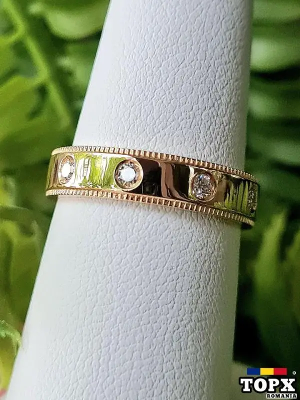 Verigheta EVA Aur 18k cu 10 Diamante